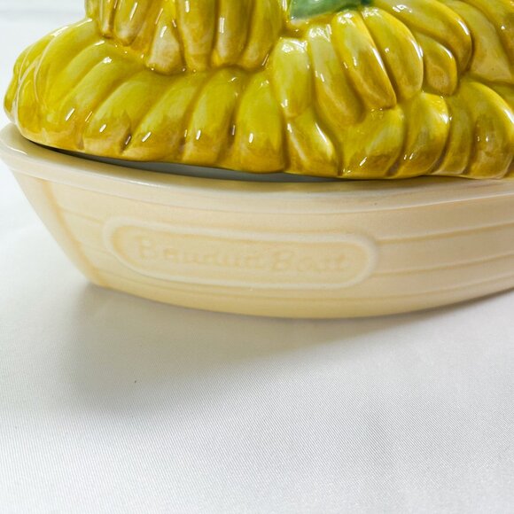 Fitz and Floyd Red Lacquer Rio Rita Banana Boat Covered Dish, Vintage Rare - Picture 6 of 12